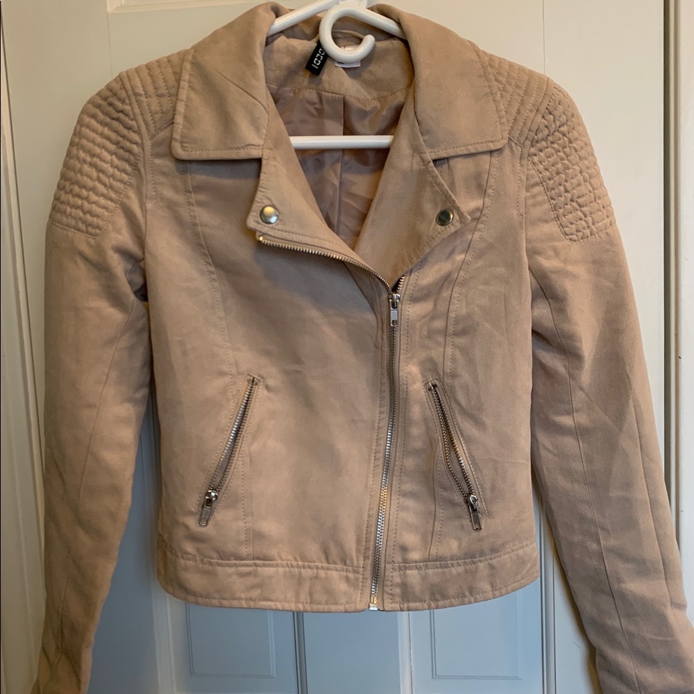 Tan H&M Biker jacket